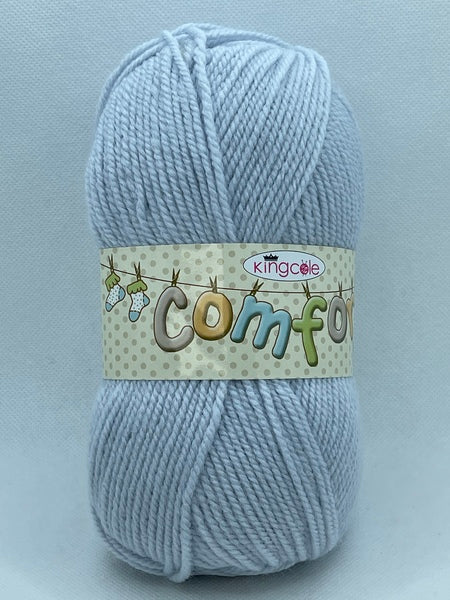 King Cole Comfort Aran Baby Yarn 100g - Silver 3113