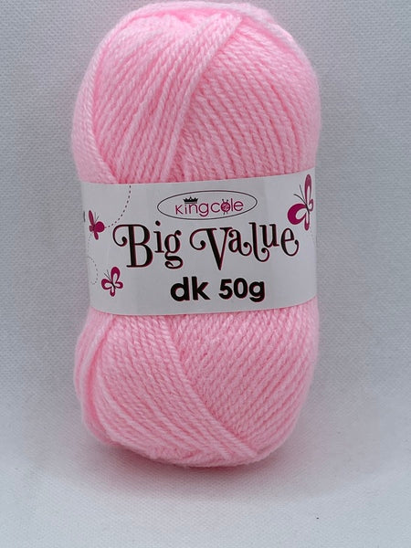 King Cole Big Value DK Yarn 50g - Marshmallow 4054 BoS