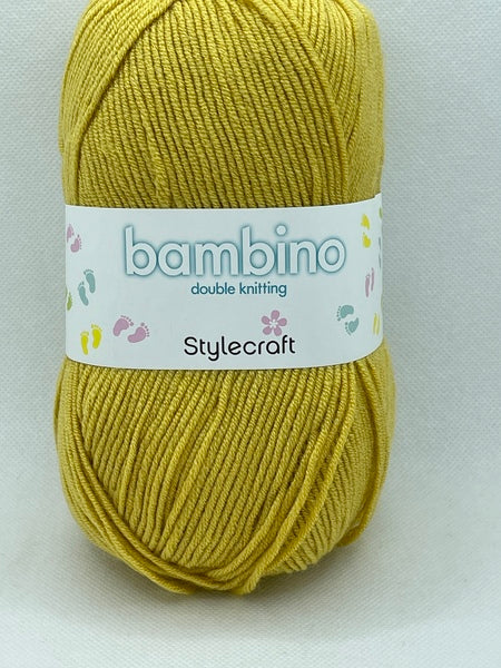 Stylecraft Bambino DK Baby Yarn 100g - Mellow Yellow 3942