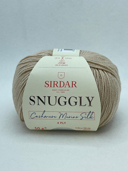 Sirdar Snuggly Cashmere Merino Silk 4 Ply Baby Yarn 50g - Puss in Boots 313