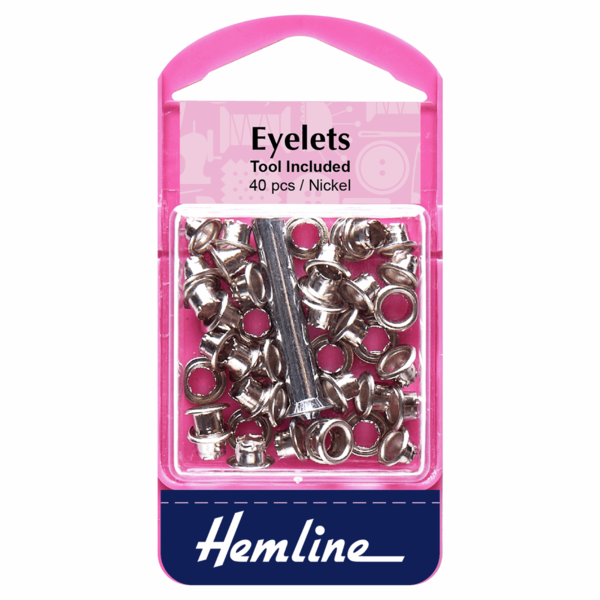 Eyelets with Tool - Nickel 5.5mm - H435.N