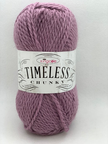 King Cole Timeless Chunky Yarn 100g - Mulberry 2912