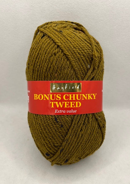 Hayfield Bonus Tweed Chunky Yarn 100g - Amber 0108