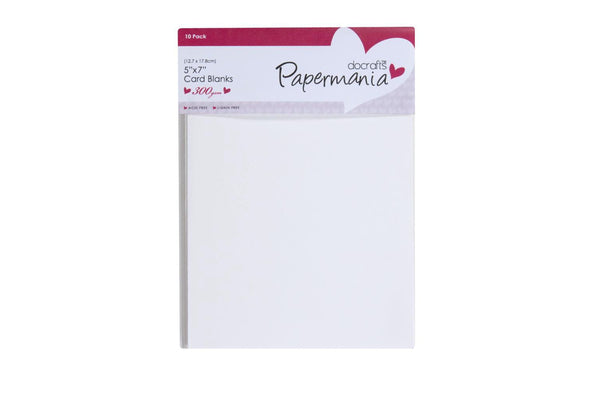 Cards and Envelopes 5” x 7” 300 gsm White 10 Pack - PMA 150400