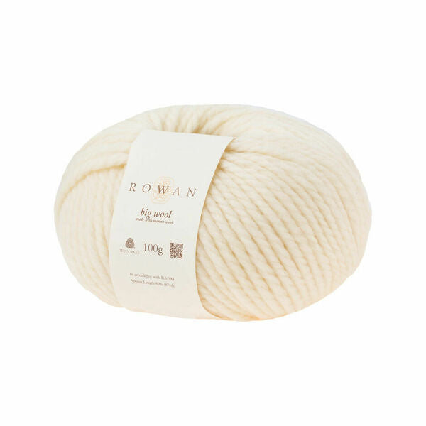 Rowan Big Wool Super Chunky Yarn 100g - White Hot 001