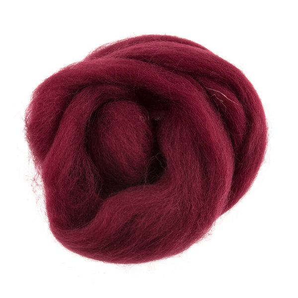 Trimits Natural Wool Roving - Wine FW10.304