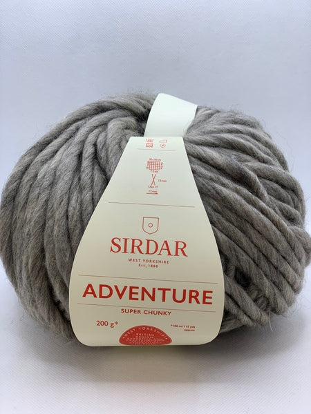 Sirdar Adventure Super Chunky Yarn 200g - Silver Mist 103