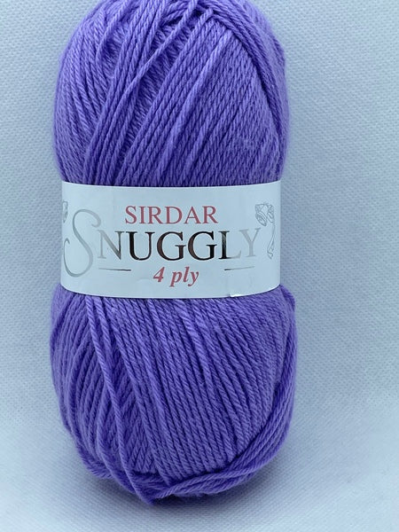 Sirdar Snuggly 4 Ply Baby Yarn 50g - Popsicle Purple 465 *