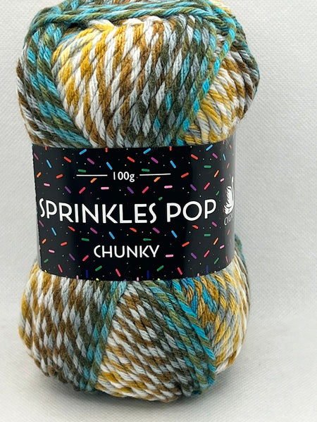 Cygnet Sprinkles Pop Chunky Yarn 100g - Butterscotch 647