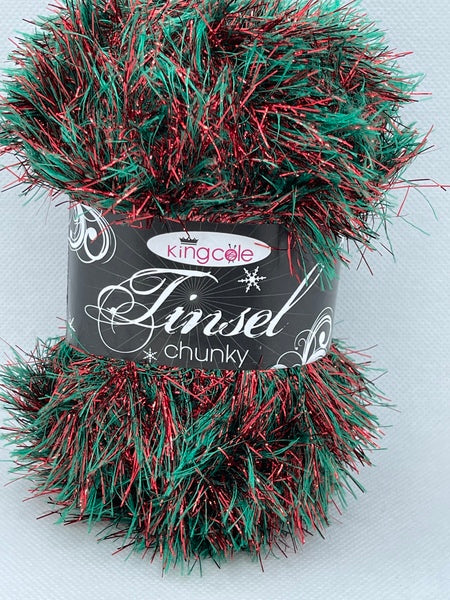 King Cole Tinsel Chunky Yarn 50g - Christmas 1783