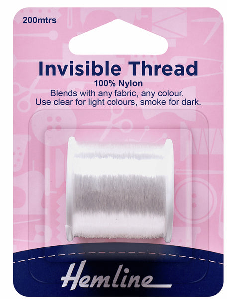 Hemline Invisible Thread Clear 200m - H240