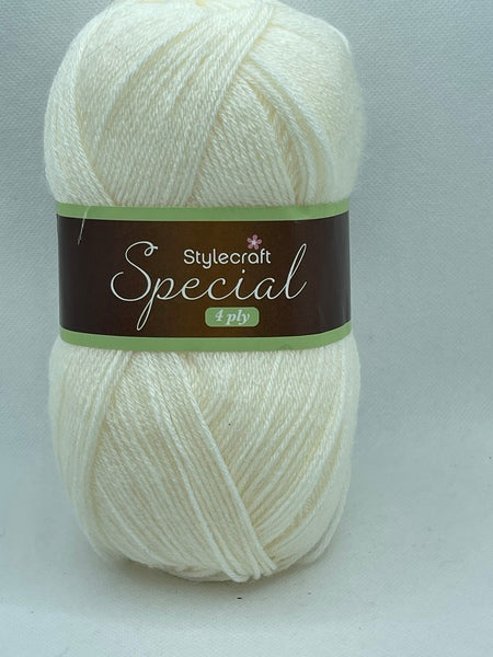 Stylecraft Special 4 Ply Yarn 100g - Cream 1005