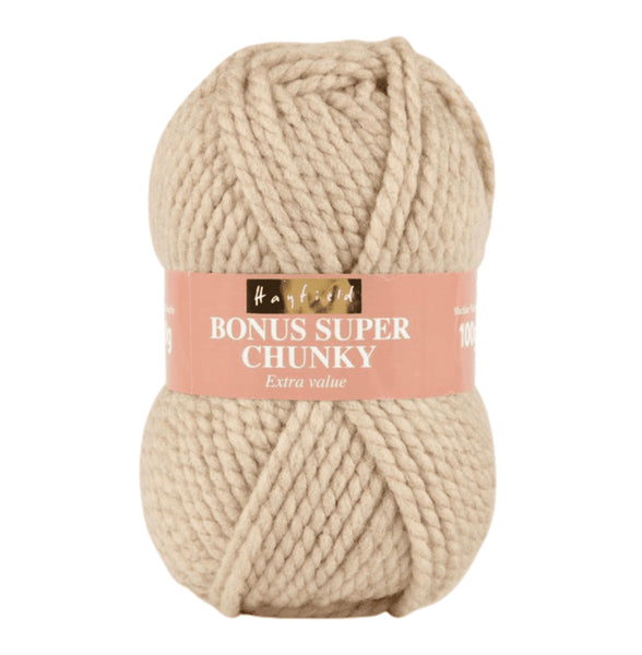 Hayfield Bonus Super Chunky Yarn 100g - Oatmeal 0964