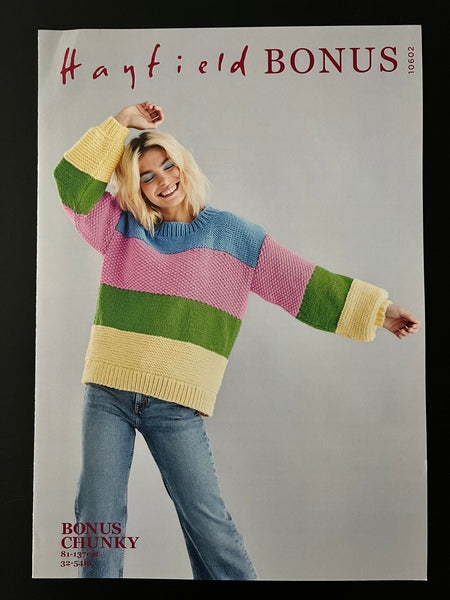Hayfield Bonus Knitting Pattern - Bonus Chunky - Ladies - 10602