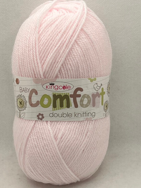 King Cole Comfort Baby DK Baby Yarn 100g - Pale Pink 582