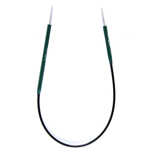 KnitPro Zing Fixed Circular Sock Knitting Needles 3.00mm 25cm - KP47054