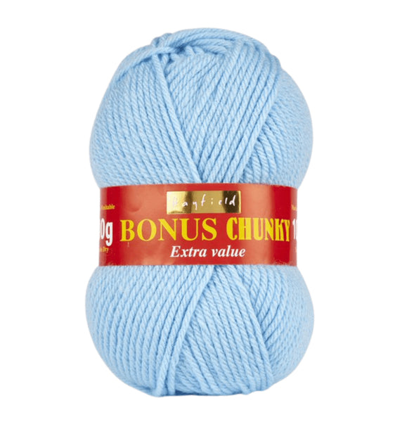 Hayfield Bonus Chunky Yarn 100g - Powder Blue 0960