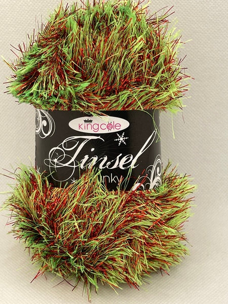 King Cole Tinsel Chunky Yarn 50g - Ginger Spice 3469
