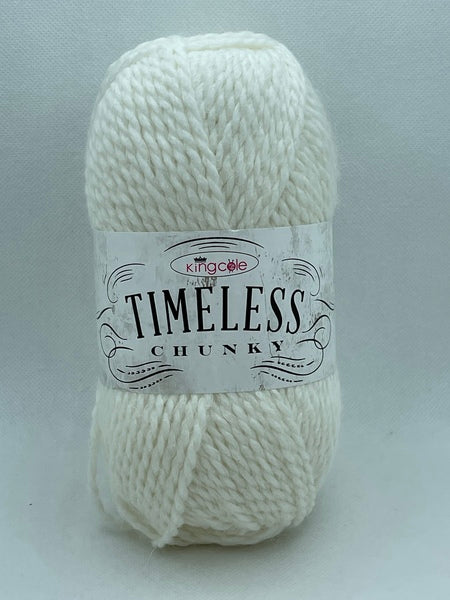King Cole Timeless Chunky Yarn 100g - Antique Cream 2911
