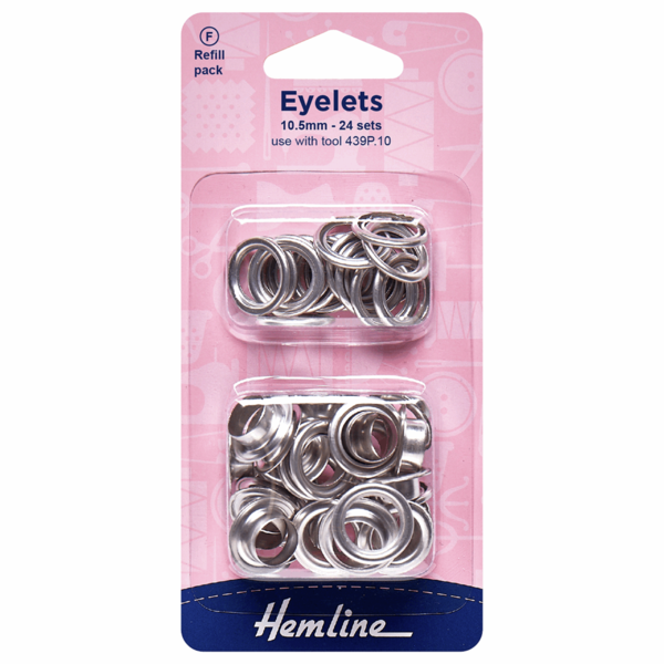Eyelets Refill Pack - 10.5mm - Nickel/Silver - H438PR.10.N