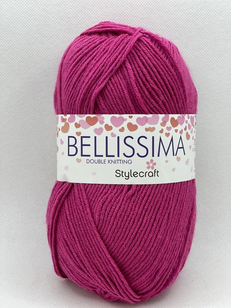 Stylecraft Bellissima DK Yarn 100g - Raspberry Riot 3924