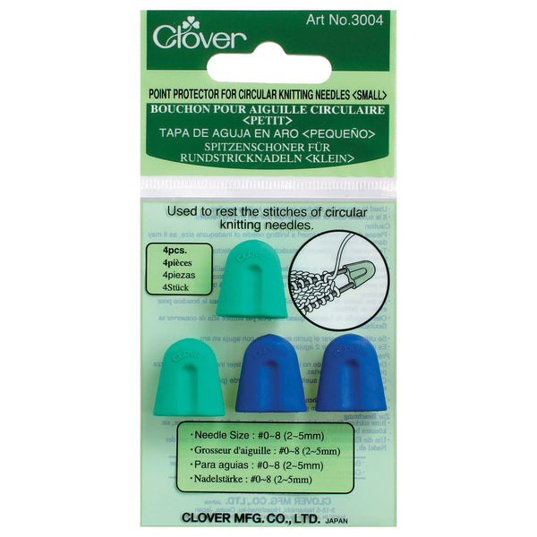 Clover Circular Knitting Needle Point Protectors Small - CL3004