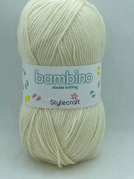 Stylecraft Bambino DK Baby Yarn 100g - Clotted Cream 7112