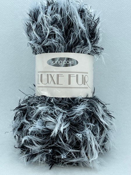 King Cole Luxury Fur Aran Yarn 100g - Badger 4206 - Discontinued