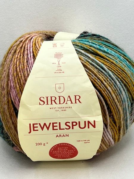 Sirdar Jewelspun Aran Yarn 200g - Golden Feldspar 0707