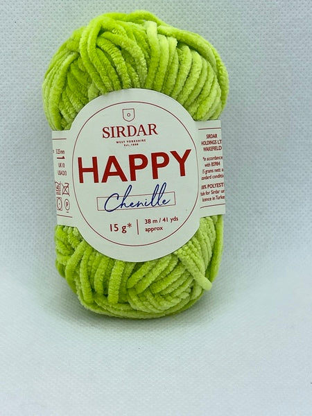 Sirdar Happy Chenille 4 Ply Yarn 15g - Fizzy 0029