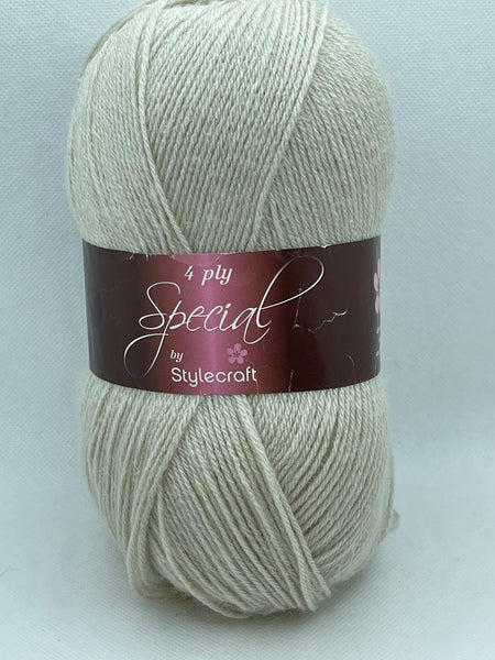 Stylecraft Special 4 Ply Yarn 100g - Parchment 1218
