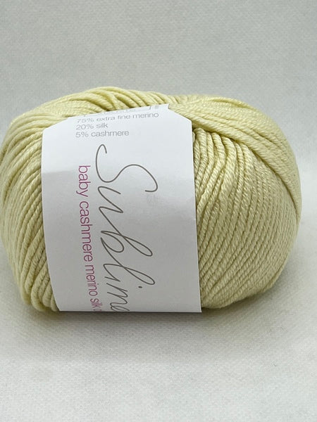 Sirdar Sublime Baby Cashmere Merino Silk DK Baby Yarn 50g - Gooseberry 004 (Discontinued)