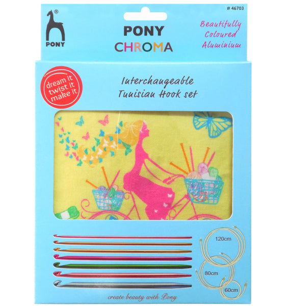 Pony Chroma - Tunisian Crochet Hook Set - P46703