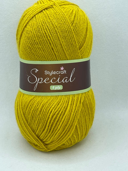 Stylecraft Special 4 Ply Yarn 100g - Mustard 1823