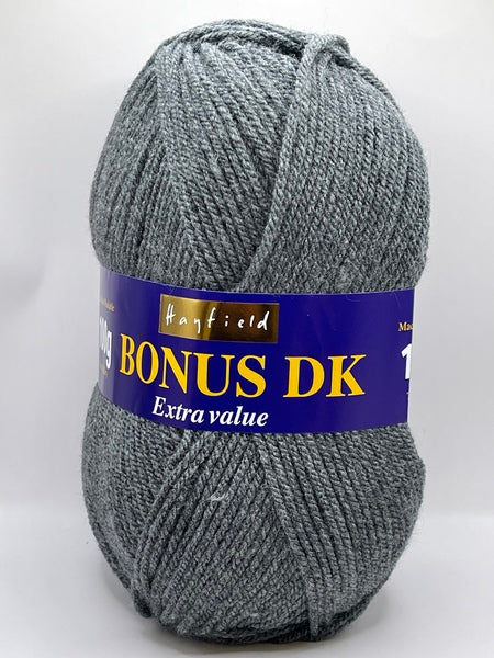 Hayfield Bonus DK Yarn 100g - Dark Grey Mix 0790