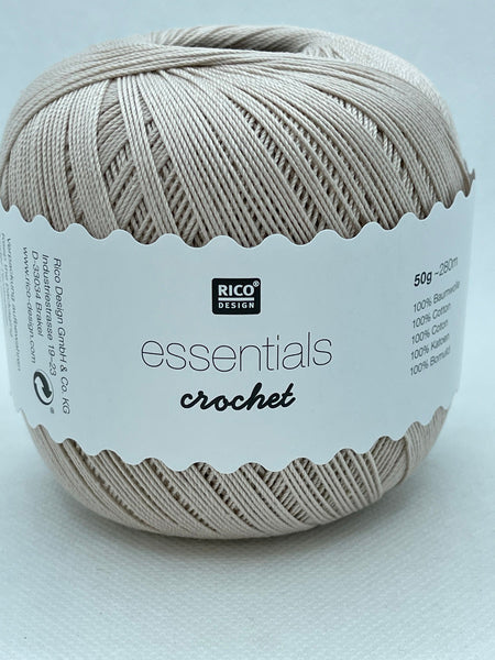 Rico Essentials Crochet Cotton Yarn 50g - Powder 014
