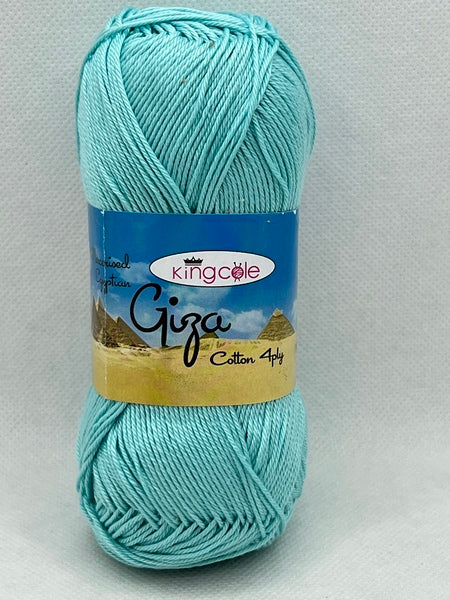 King Cole Giza Cotton 4 Ply Yarn 50g - Sea Breeze 2291