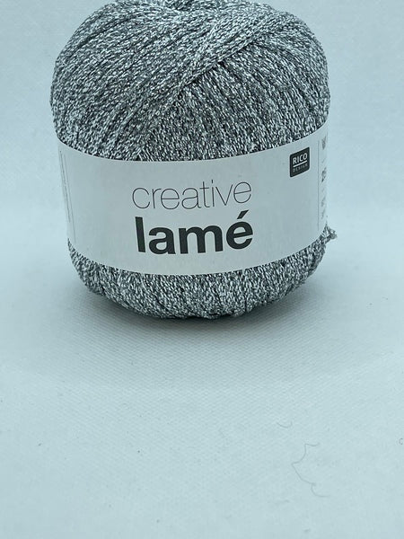 Rico Creative Lame Knit-In Thread 25g - Silver 001