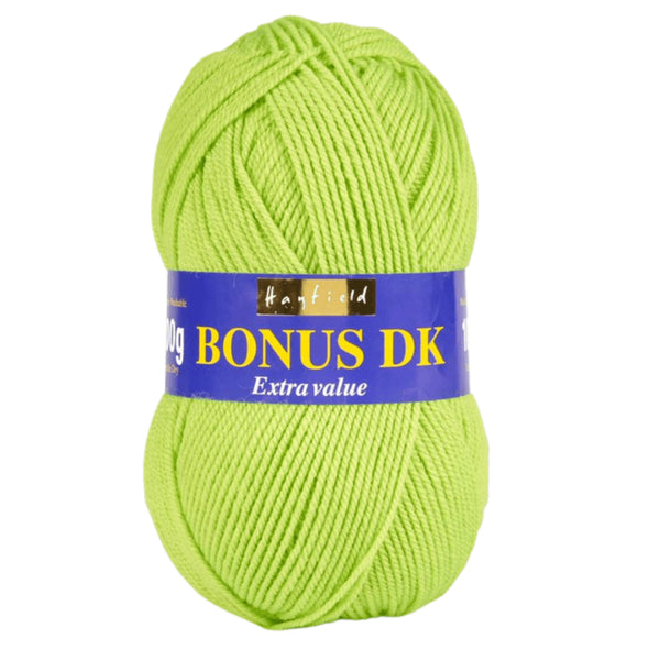 Hayfield Bonus DK Yarn 100g - Neon Green 0552