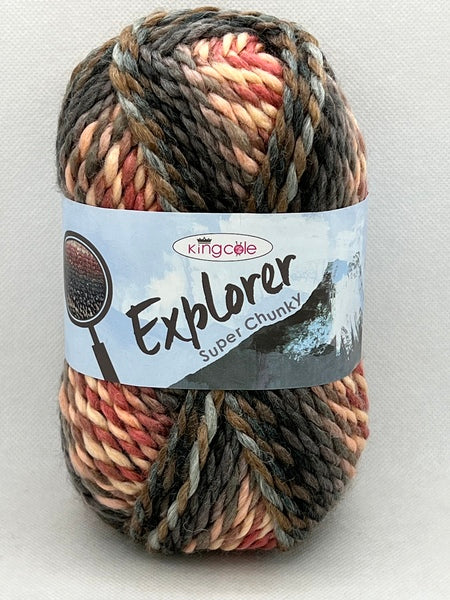 King Cole Explorer Super Chunky 100g - Earhart 4302 - BoS