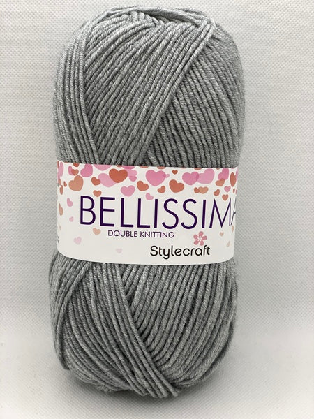 Stylecraft Bellissima DK Yarn 100g - Silver Lining 3928