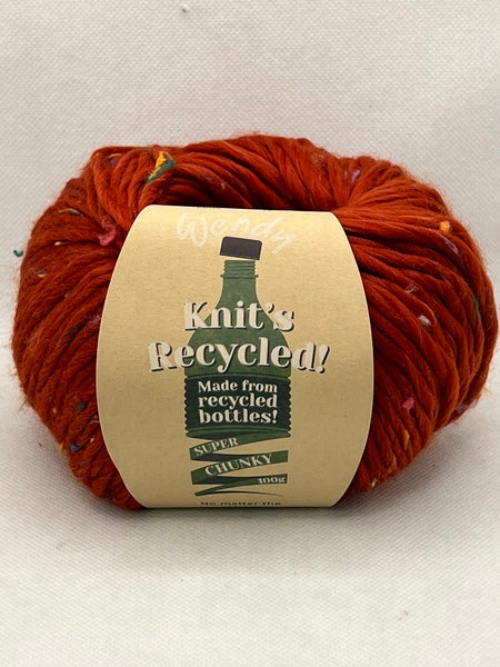 Wendy Knit’s Recycled Super Chunky Yarn 100g - Red KR05 Bos