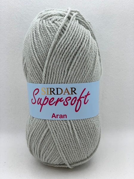 Sirdar Snuggly Supersoft Aran Baby Yarn 100g - Silver Grey 0821