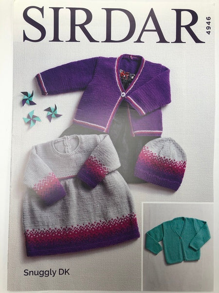 Knitting Pattern - Sirdar Snuggly DK Baby 4946