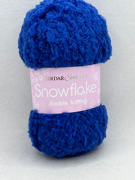 Sirdar Snuggly Snowflake DK Baby Yarn 25g - Electric Blue 0723 (Discontinued)