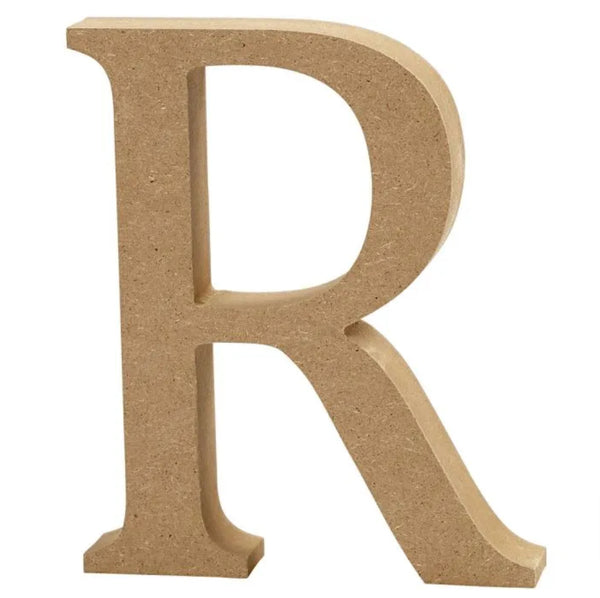 Letter R 13cm MDF