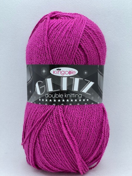 King Cole Glitz DK Yarn 100g - Pink Gin 3500