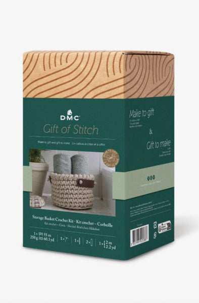 DMC Gift of Stitch - Storage Basket Crochet Kit - CR104K