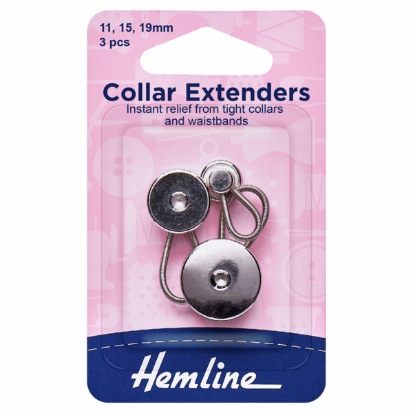 Hemline Collar Extenders Metal Assorted - H896.99