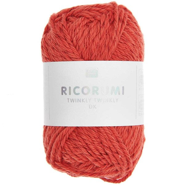 Rico Ricorumi Twinkly Twinkly DK Yarn 25g - Red 009